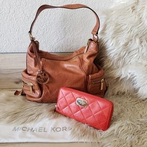 MICHAEL KORS - leather purse & wallet